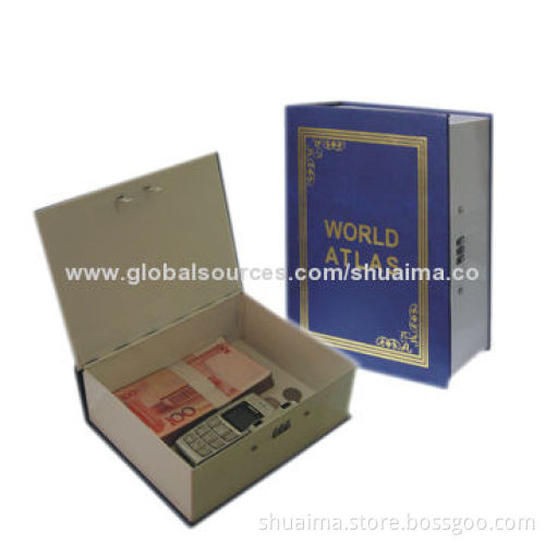 Cash Safe Boxes with Removable Cash Tray and Compartment for Rolled Euro Coins/Business Checks